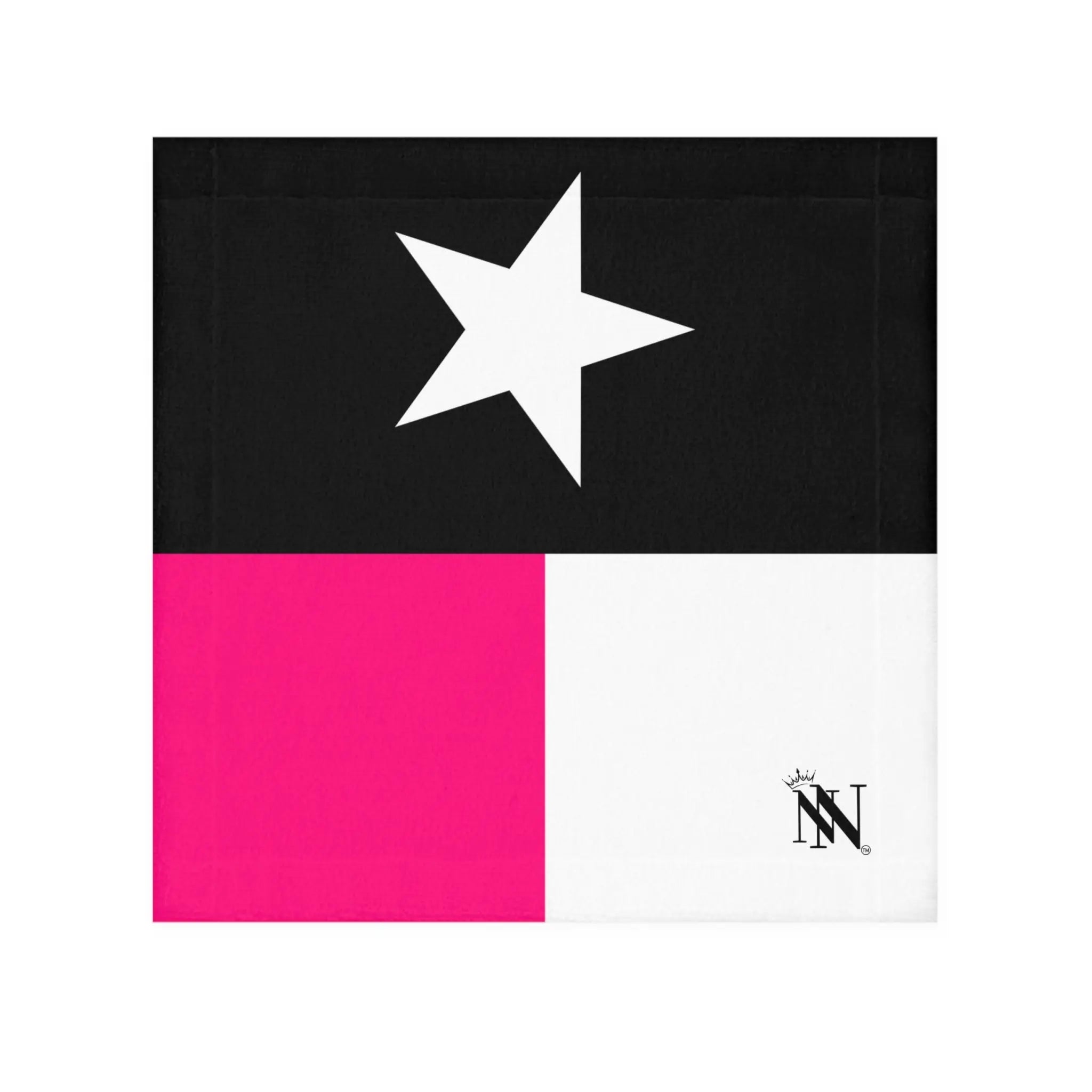 Signature Pink & Black Texas Flag Microfiber Towel for Sex
