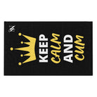 Keep Calm & Cum Queen King | Mix & Match Soft Fun-Flirty Lovers’ Towels