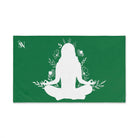 Seated Yoga Meditation Green | Mix & Match Classic Fun-Flirty Lovers’ Towels