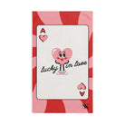 Lucky in Love Card | Mix & Match Classic Fun-Flirty Lovers’ Towels