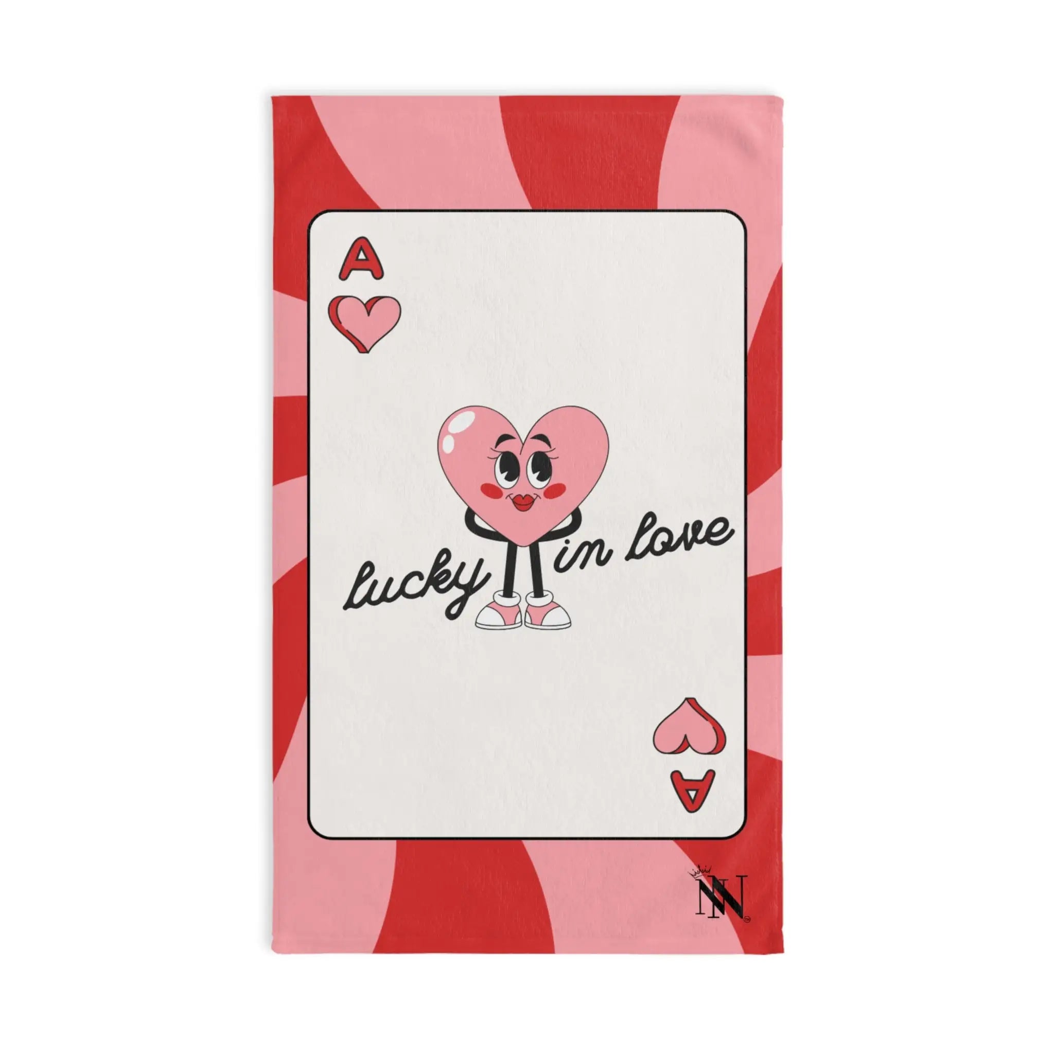Lucky in Love Card | Mix & Match Classic Fun-Flirty Lovers’ Towels
