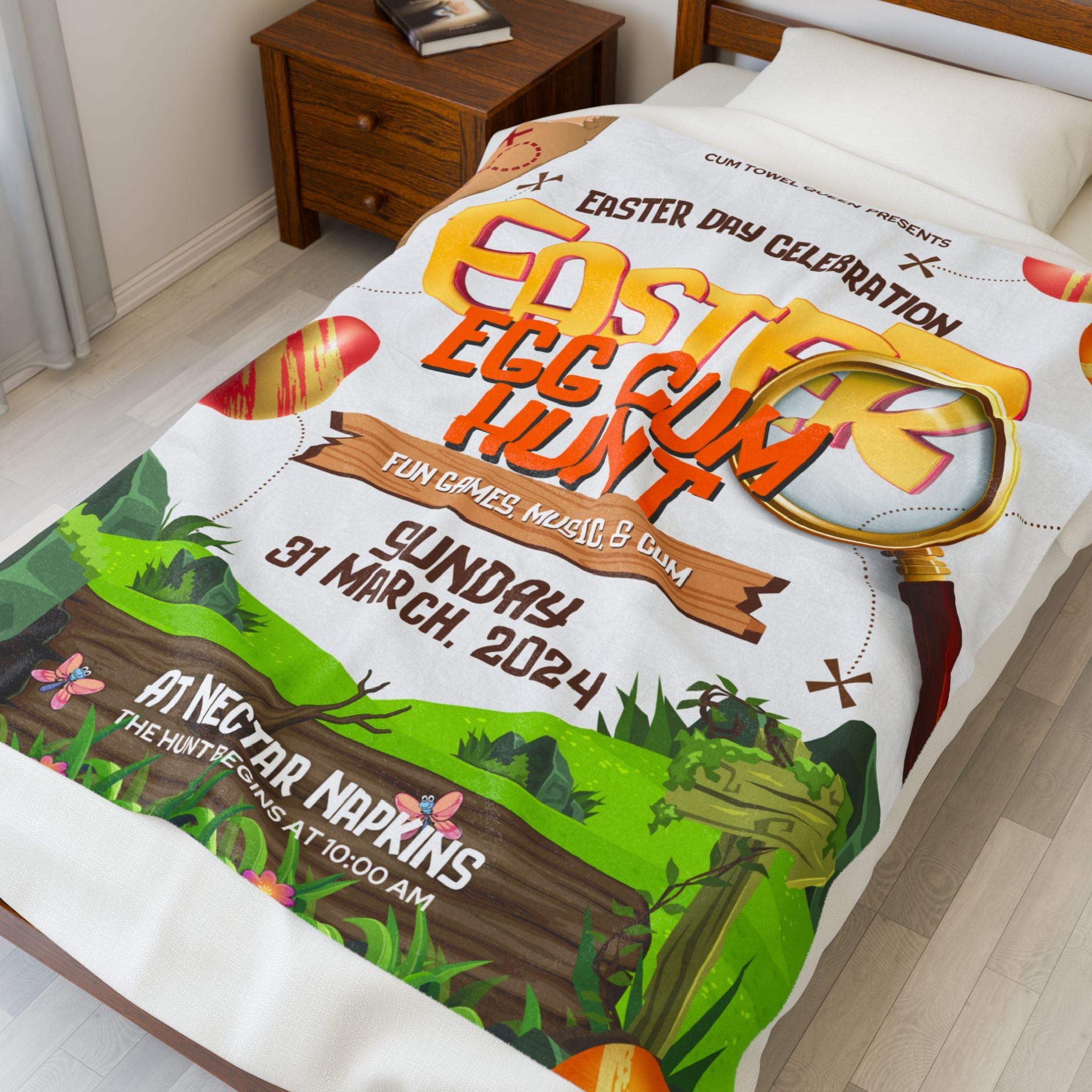 Easter Egg Cum Hunt | Mix & Match Fun-Flirty Lovers’ Blankets