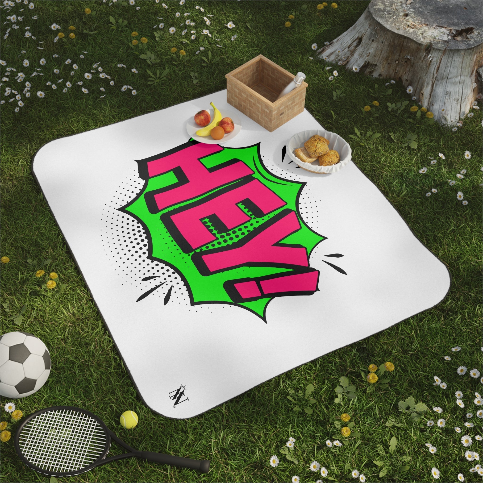 Hey! Cartoon Fun | Mix Match Fun-Flirty Lovers’ Water-Resistant Blankets