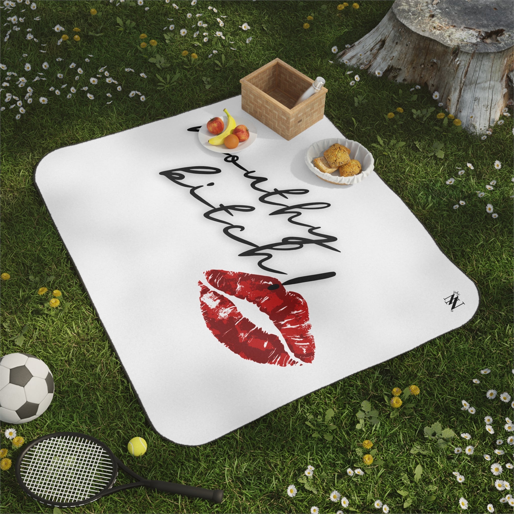Mouthy Bitch! | Mix Match Fun-Flirty Lovers’ Water-Resistant Blankets