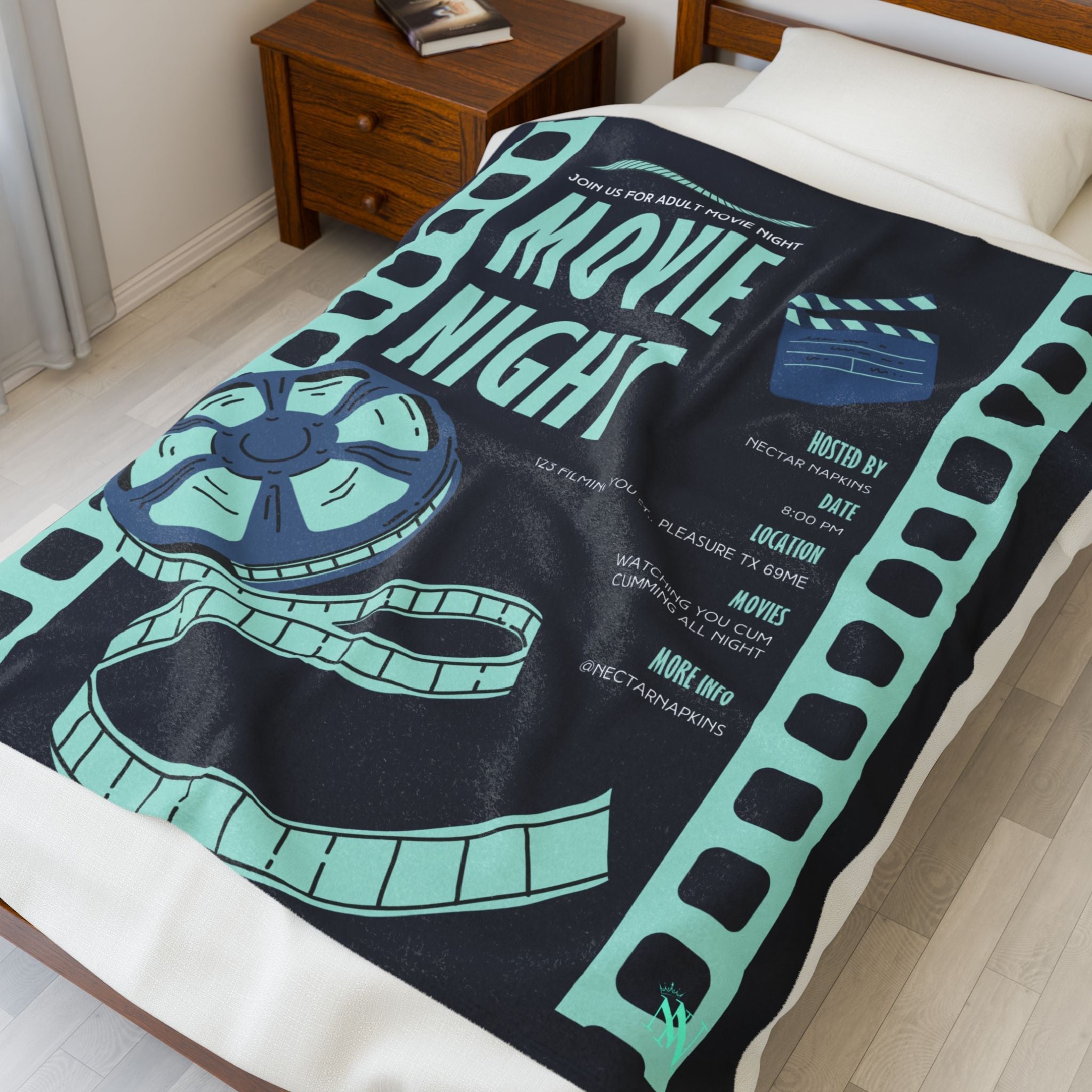 Adult Movie Night | Mix & Match Fun-Flirty Lovers’ Blankets