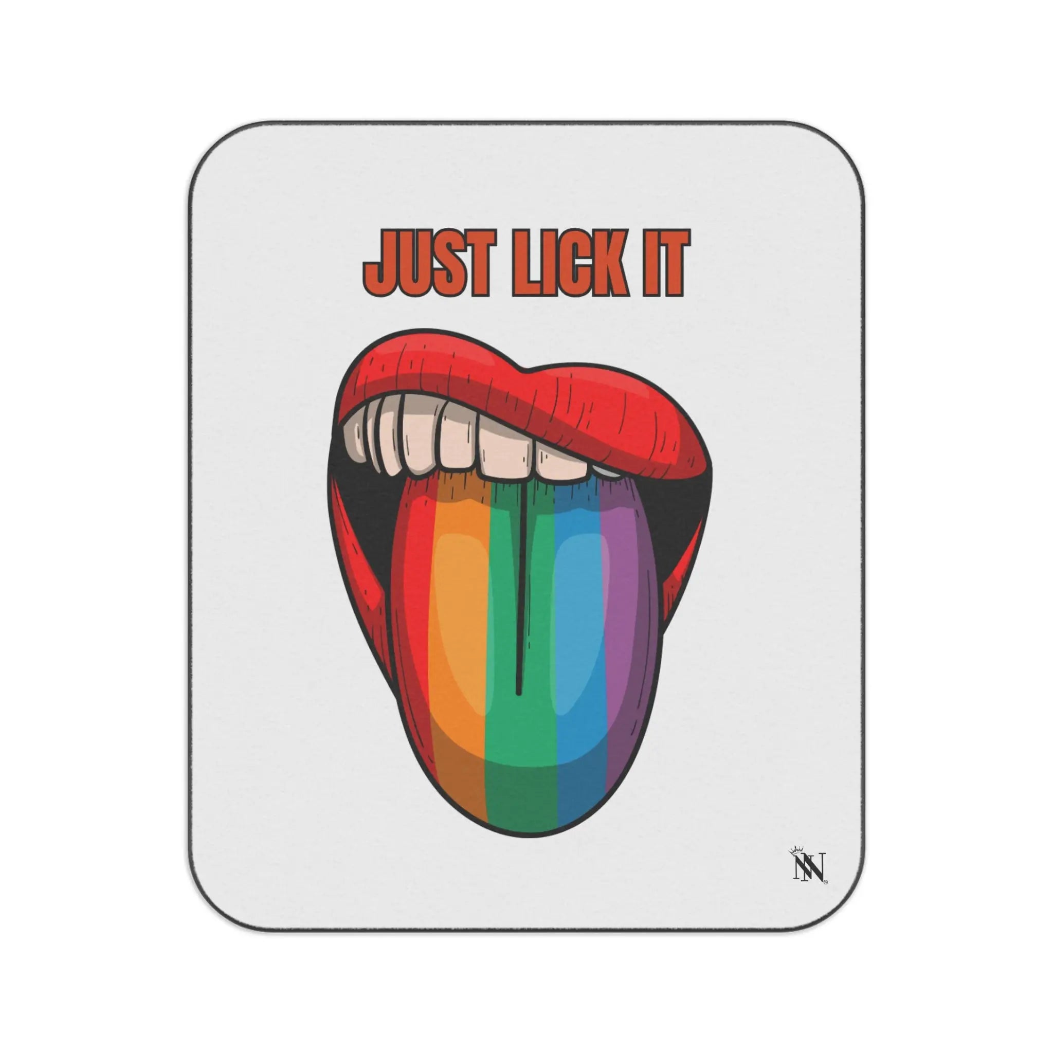 Just Lick It Rainbow Tongue Sex Blanket