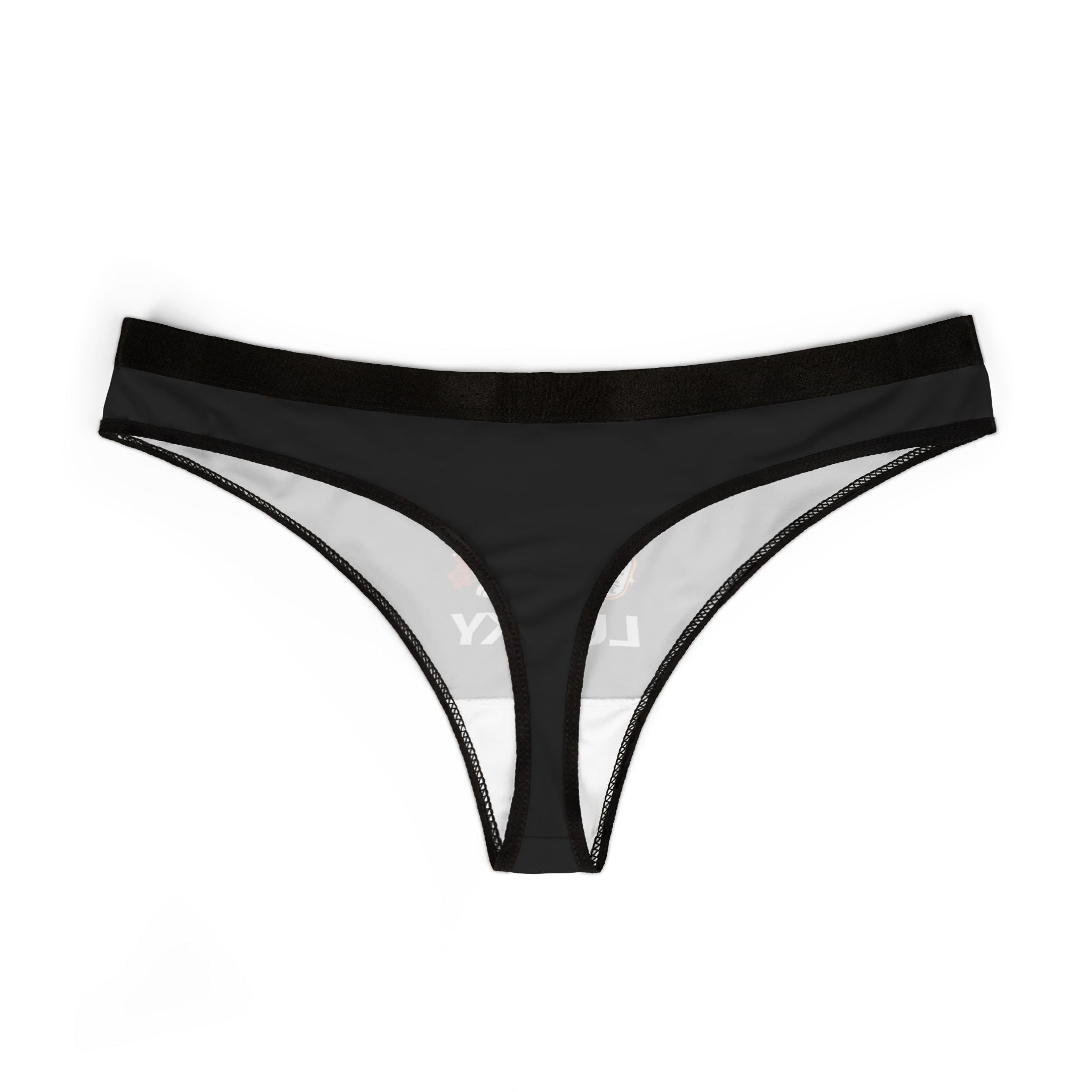Lucky In Bed Beckoning Cat Sex Humor Sexy Women’s Thong