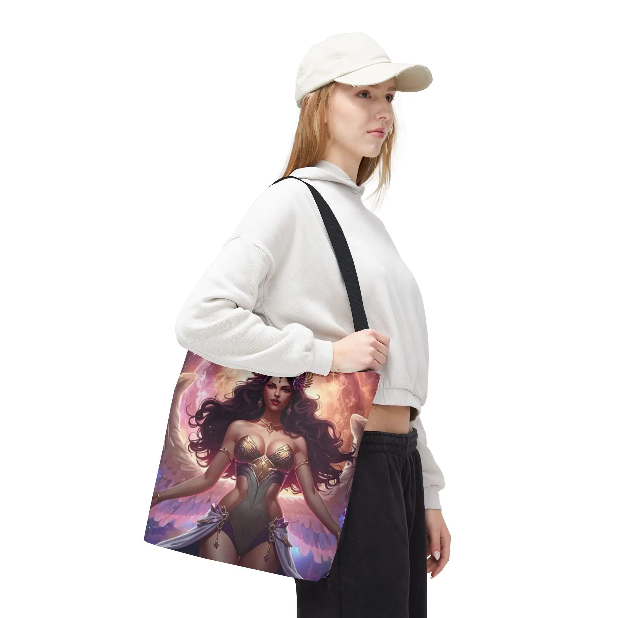 Angel Maiden Fantasy Women Everyday Weekend Getaway Tote Bag