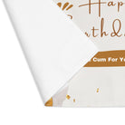 Gold Happy Birthday | Mix & Match Playful Fun-Flirty Lovers’ Toy Mats
