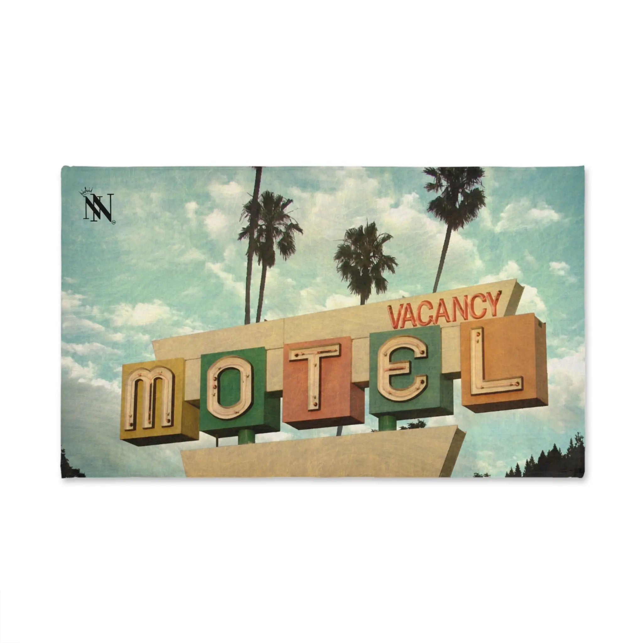 Retro Motel Vacancy Cum Towel