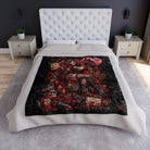 Valentine’s Day Wicked Fantasy Crushed Velvet Blanket