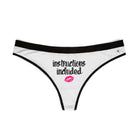 Instructions Included | Mix & Match Women’s Fun-Flirty Lovers’ Thongs