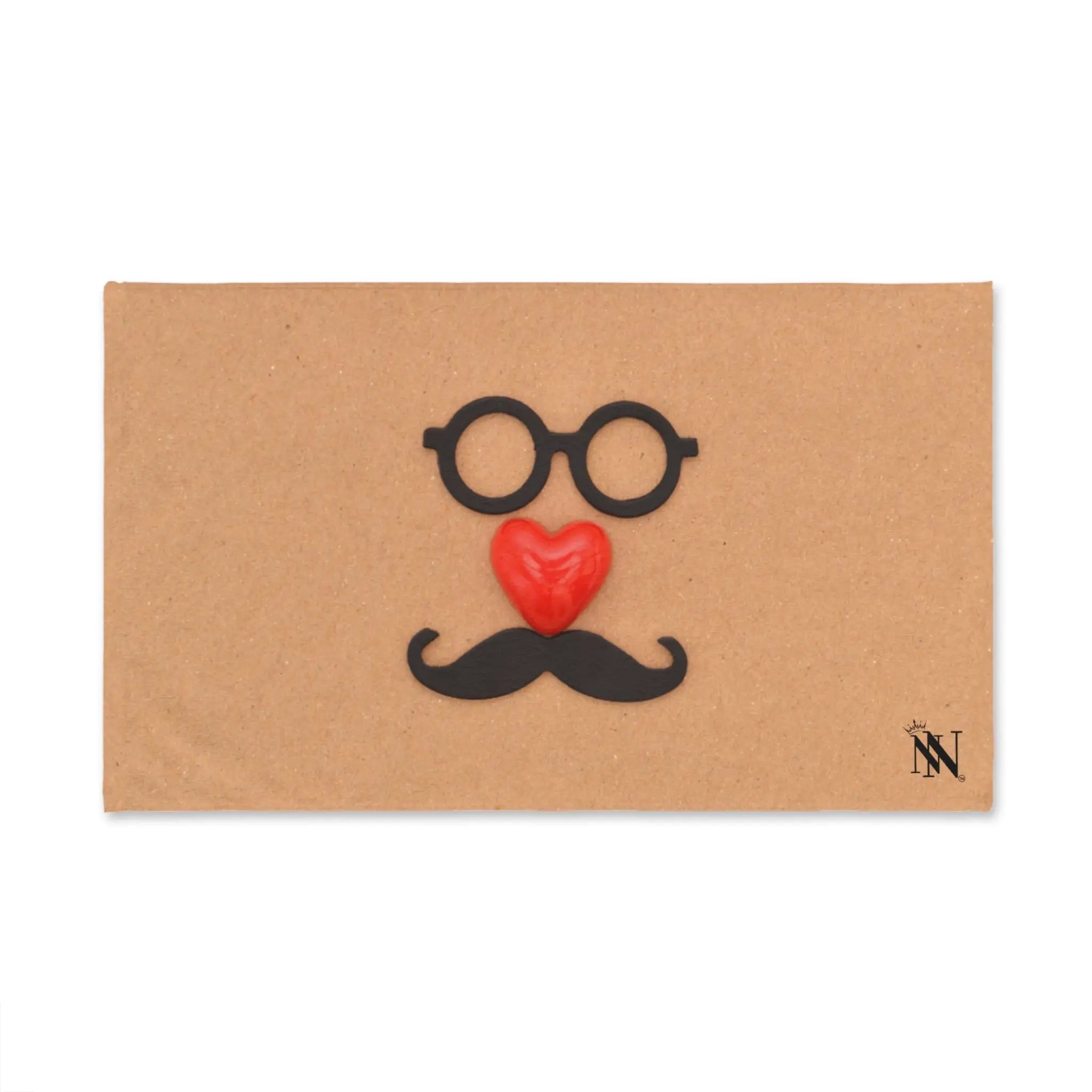 Funny Glasses Head | Mix & Match Original Fun-Flirty Lovers’ Towels