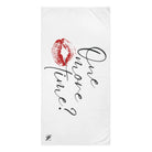 One More Time? with a Kiss | Mix & Match XL Fun-Flirty Lovers’ Towels