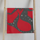 Mermaid Star Red Cum Towel