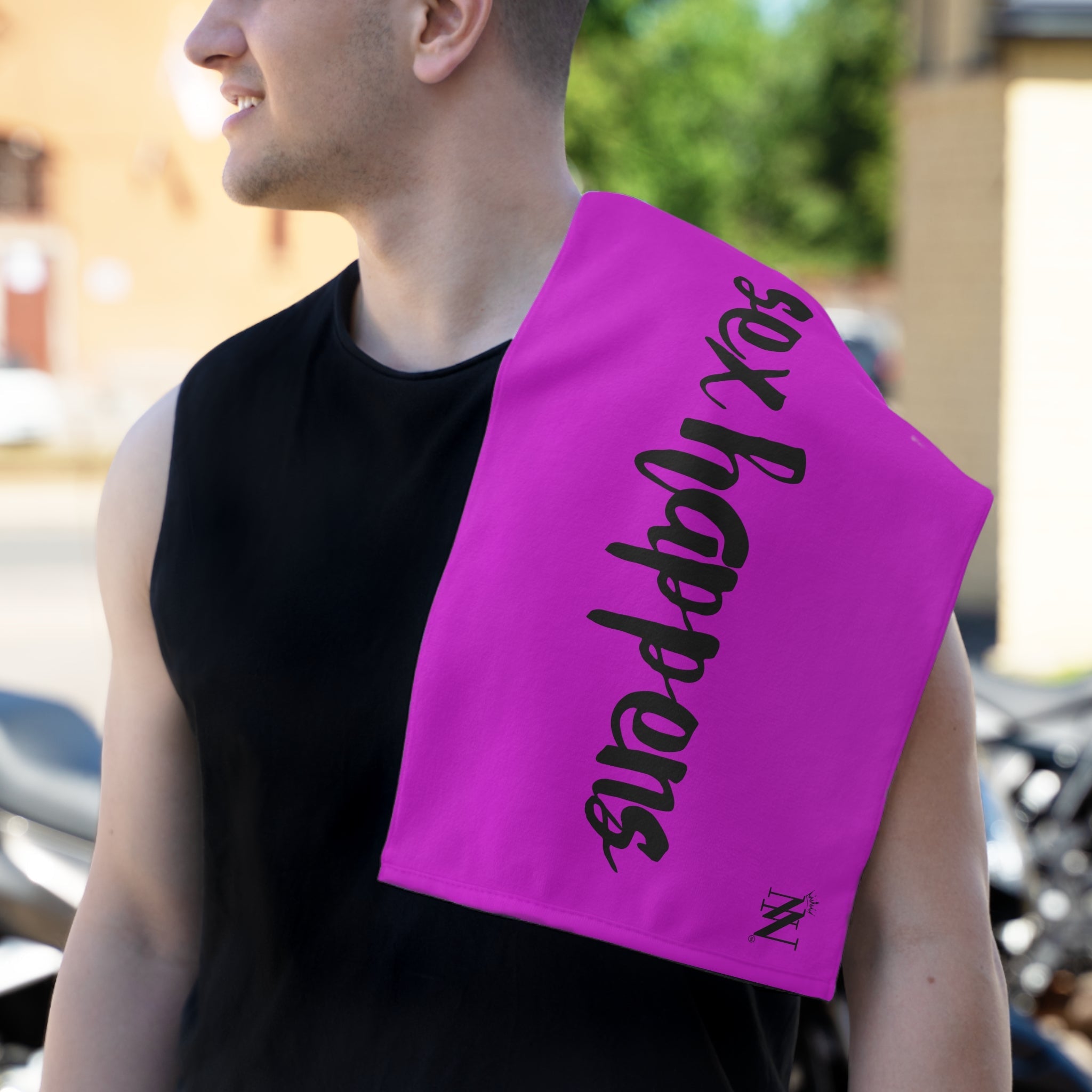 Sex Happens Bright Purple | Mix & Match Soft Fun-Flirty Lovers’ Towels