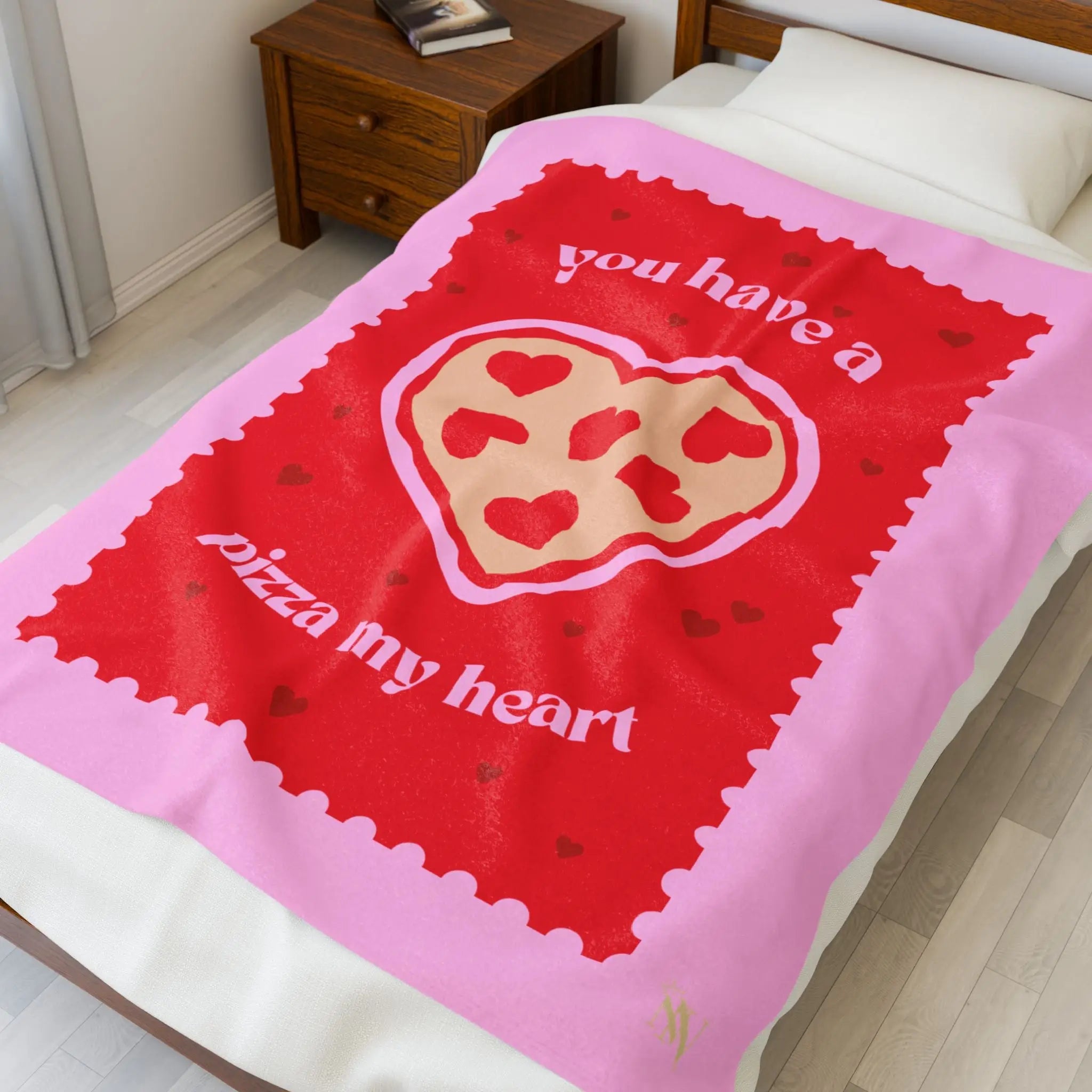 You Have a Pizza My Heart | Mix & Match Soft Fun-Flirty Lovers’ Blankets