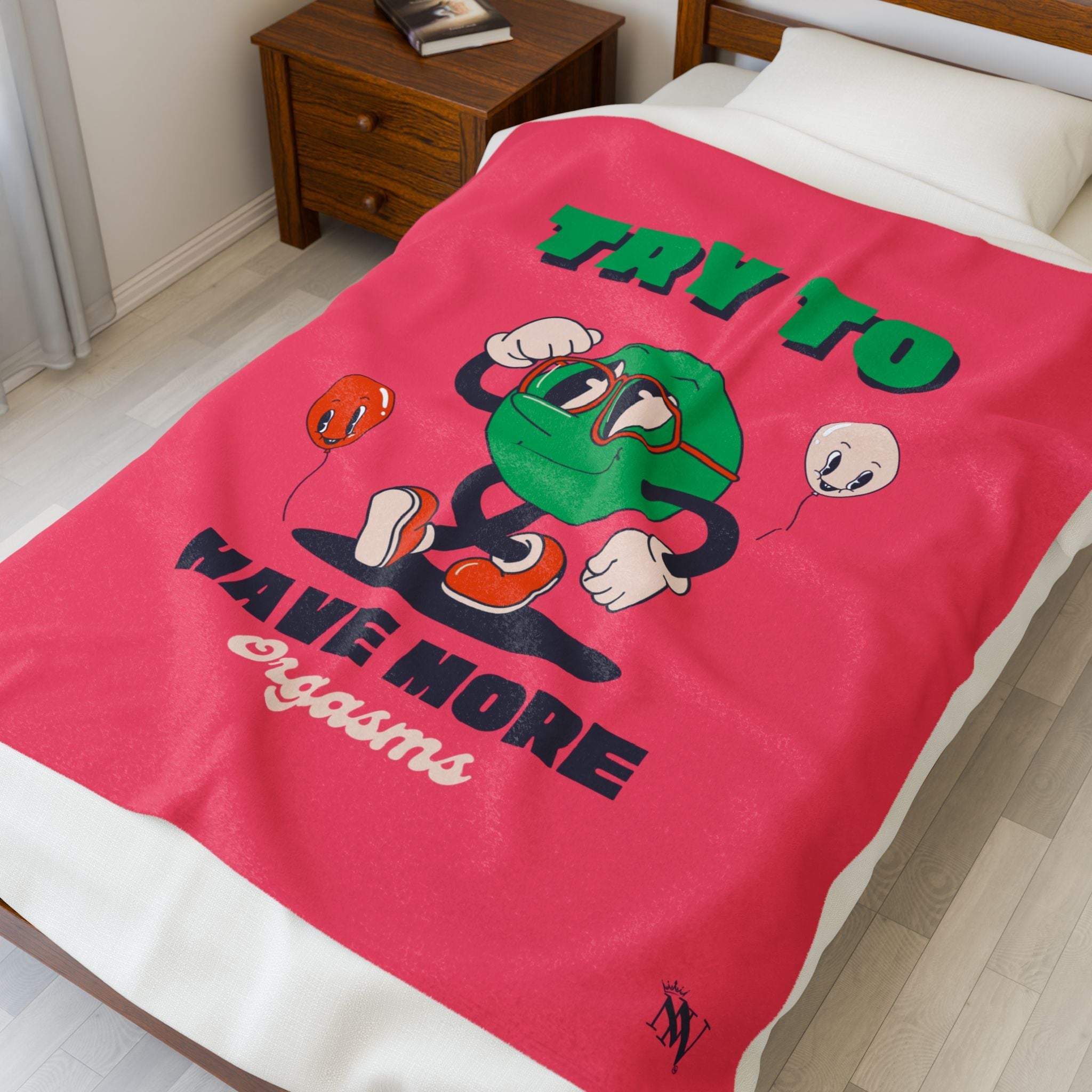 Try To Have More Orgasms | Mix & Match Fun-Flirty Lovers’ Blankets