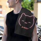 Meow Kitty Neon | Mix & Match Soft Fun-Flirty Lovers’ Towels