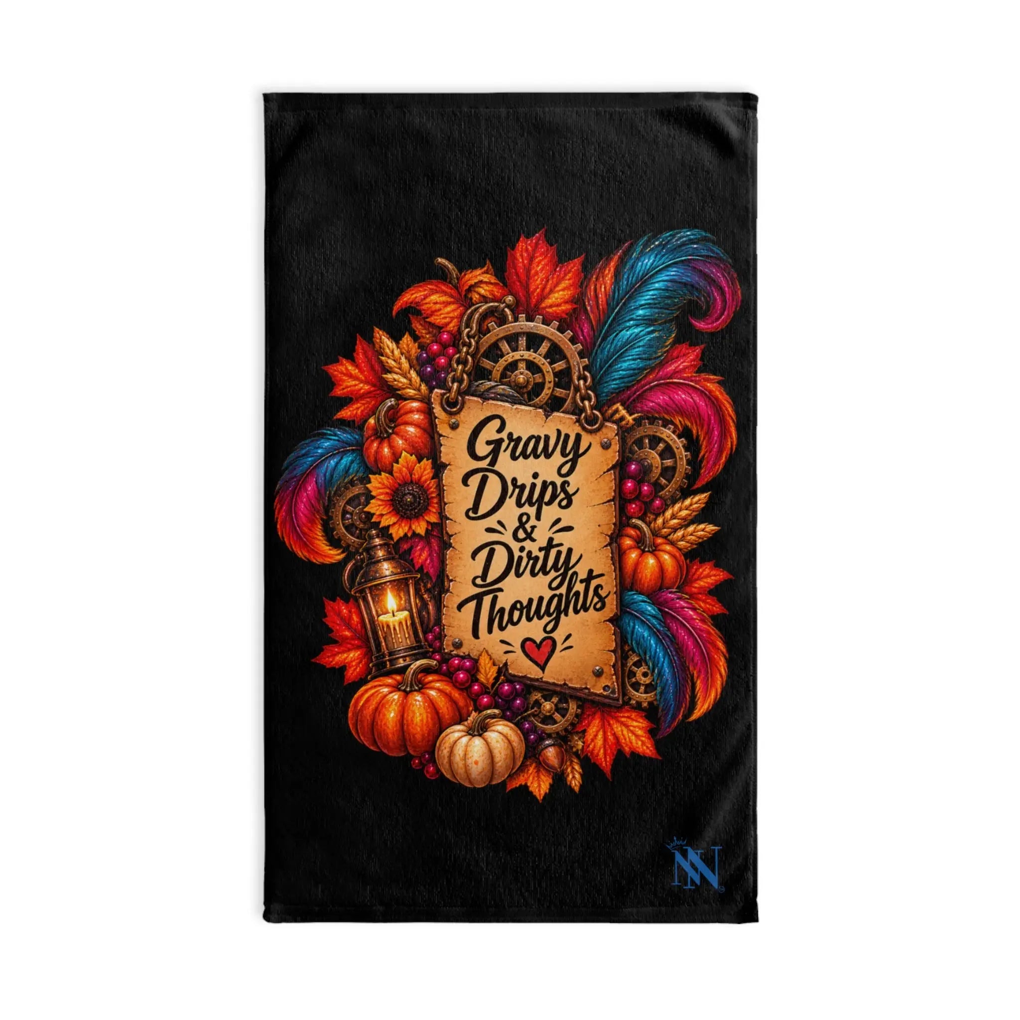 Gravy Drips & Dirty Thoughts Thanksgiving | Nectar Napkins Classic Fun-Flirty Lovers’ Towels