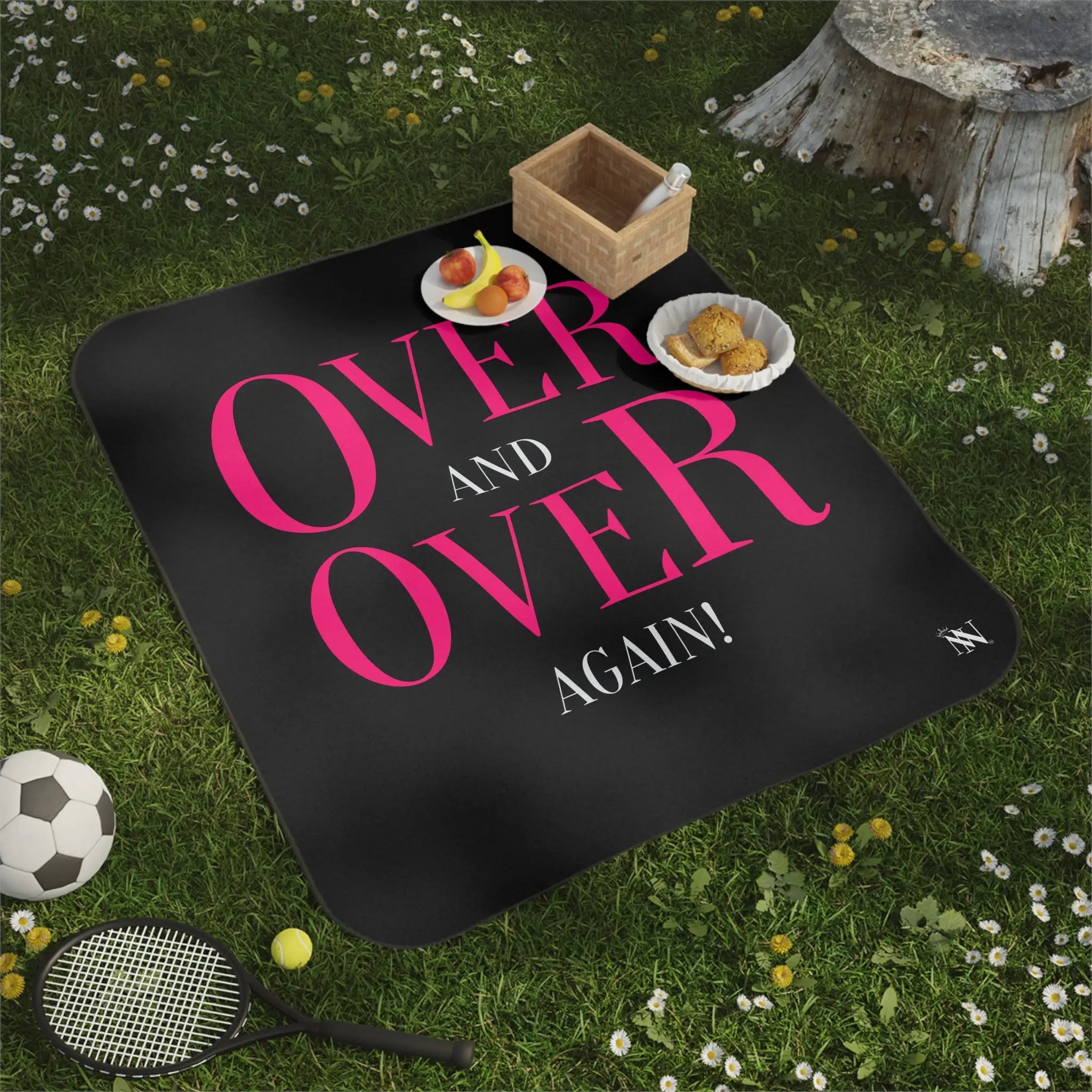 Over and Over Again! | Mix Match Fun-Flirty Lovers’ Water-Resistant Blankets
