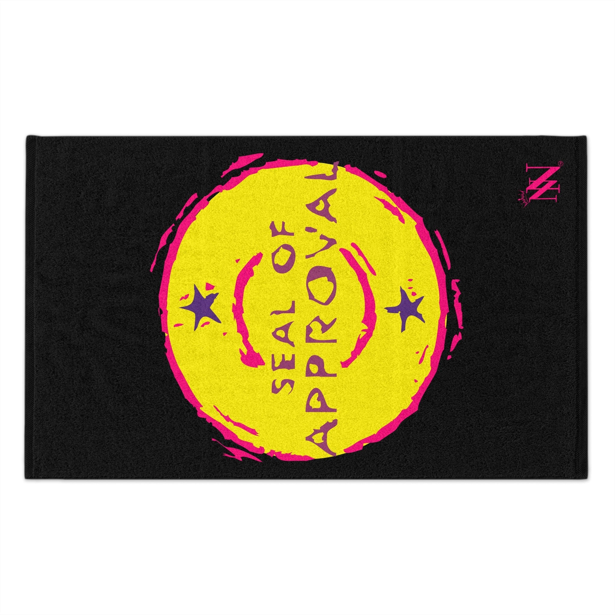 Seal of Approval Black | Mix & Match Soft Fun-Flirty Lovers’ Towels