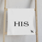 His Hers Shareable White | Mix & Match Classic Fun-Flirty Lovers’ Towels