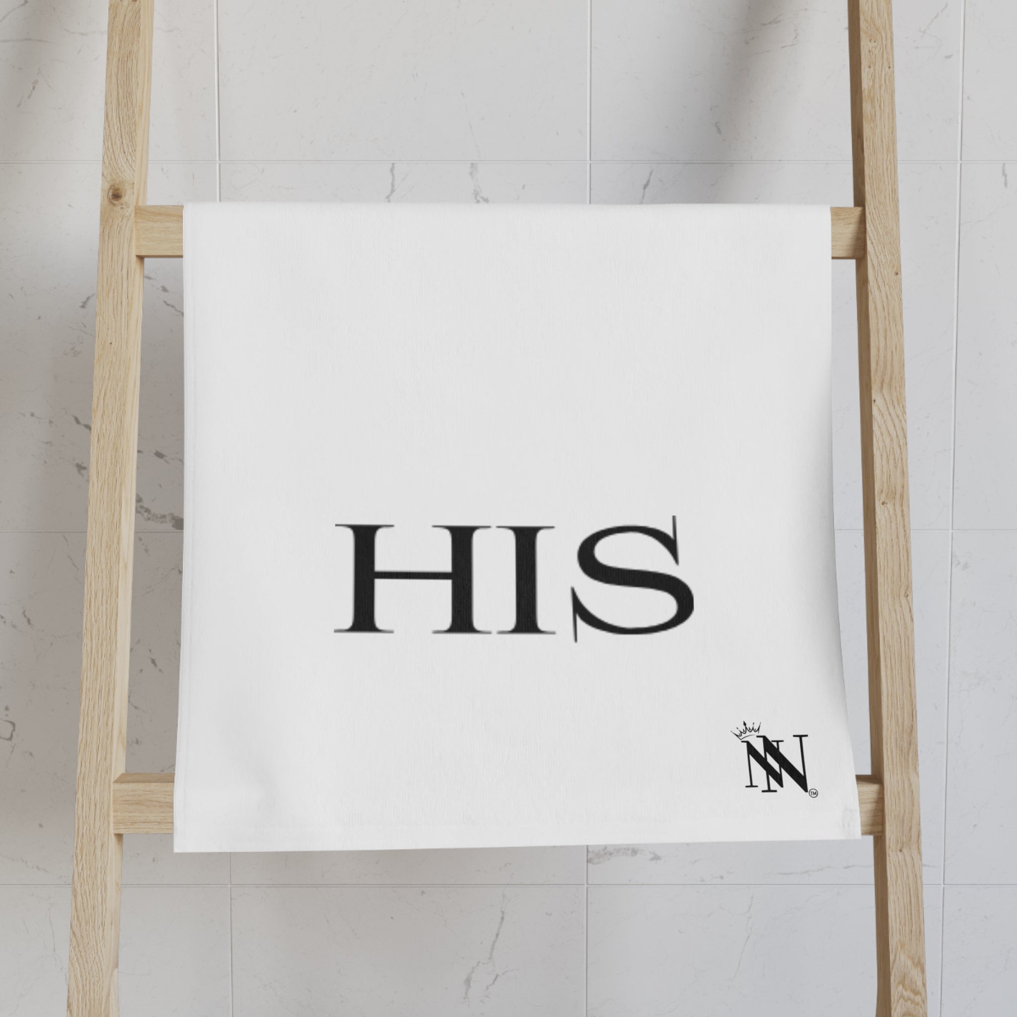 His Hers Shareable White | Mix & Match Classic Fun-Flirty Lovers’ Towels