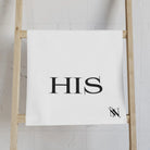 His Hers Shareable White | Mix & Match Classic Fun-Flirty Lovers’ Towels
