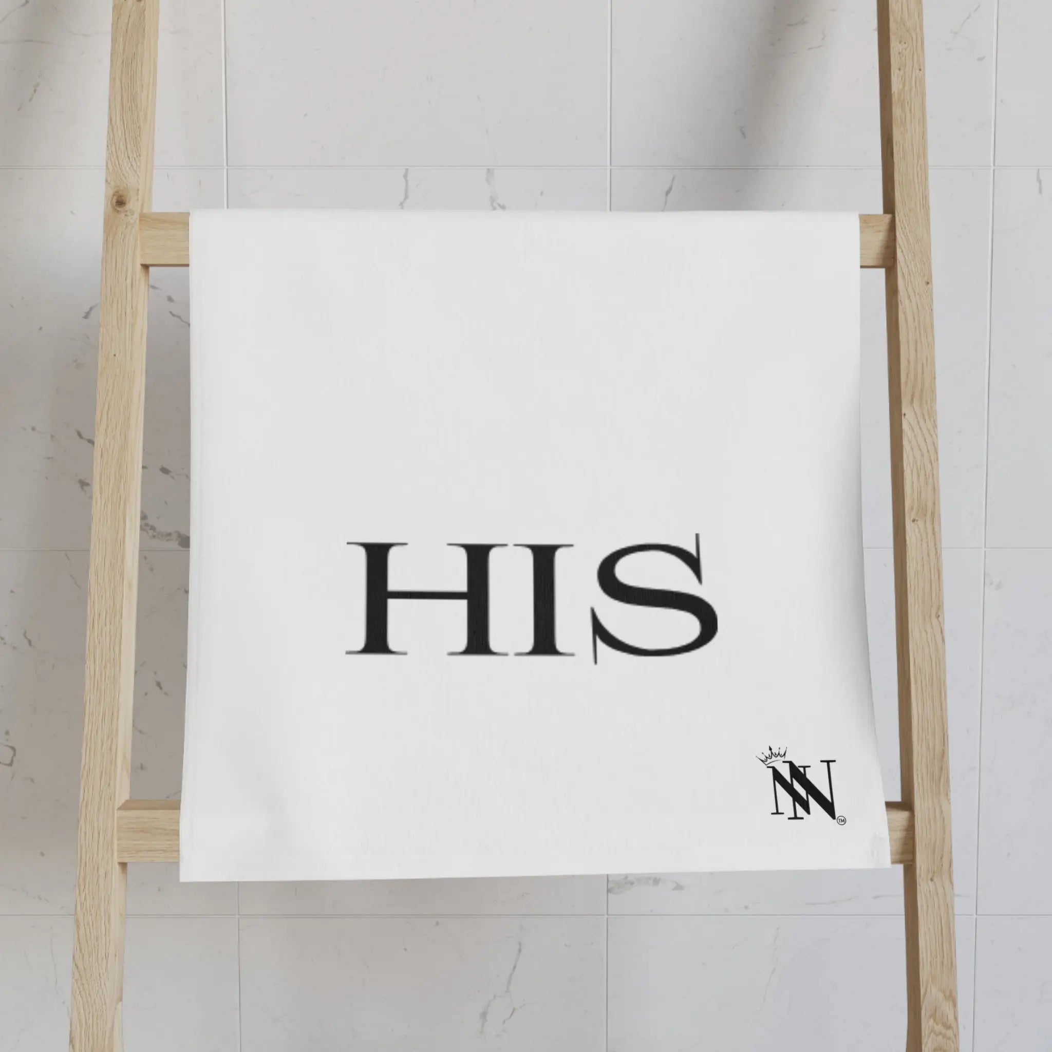 His Hers Shareable White | Mix & Match Classic Fun-Flirty Lovers’ Towels