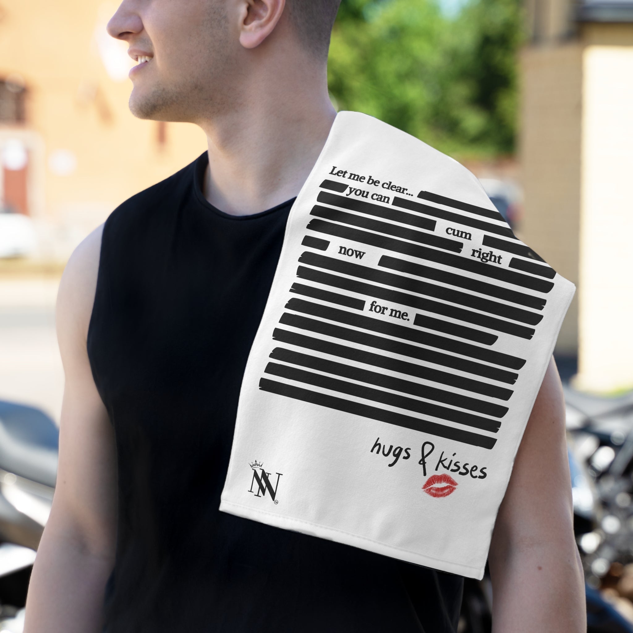 Let Me Be Clear... | Mix & Match Soft Fun-Flirty Lovers’ Towels