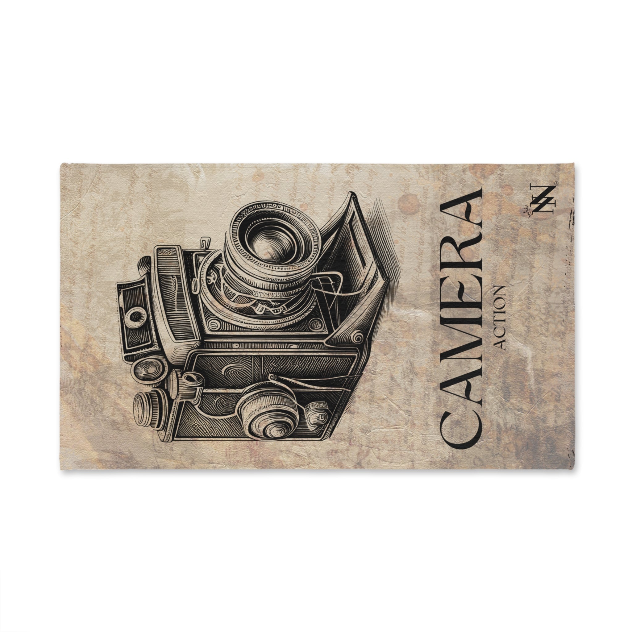 Vintage Camera Action | Mix & Match Classic Fun-Flirty Lovers’ Towels