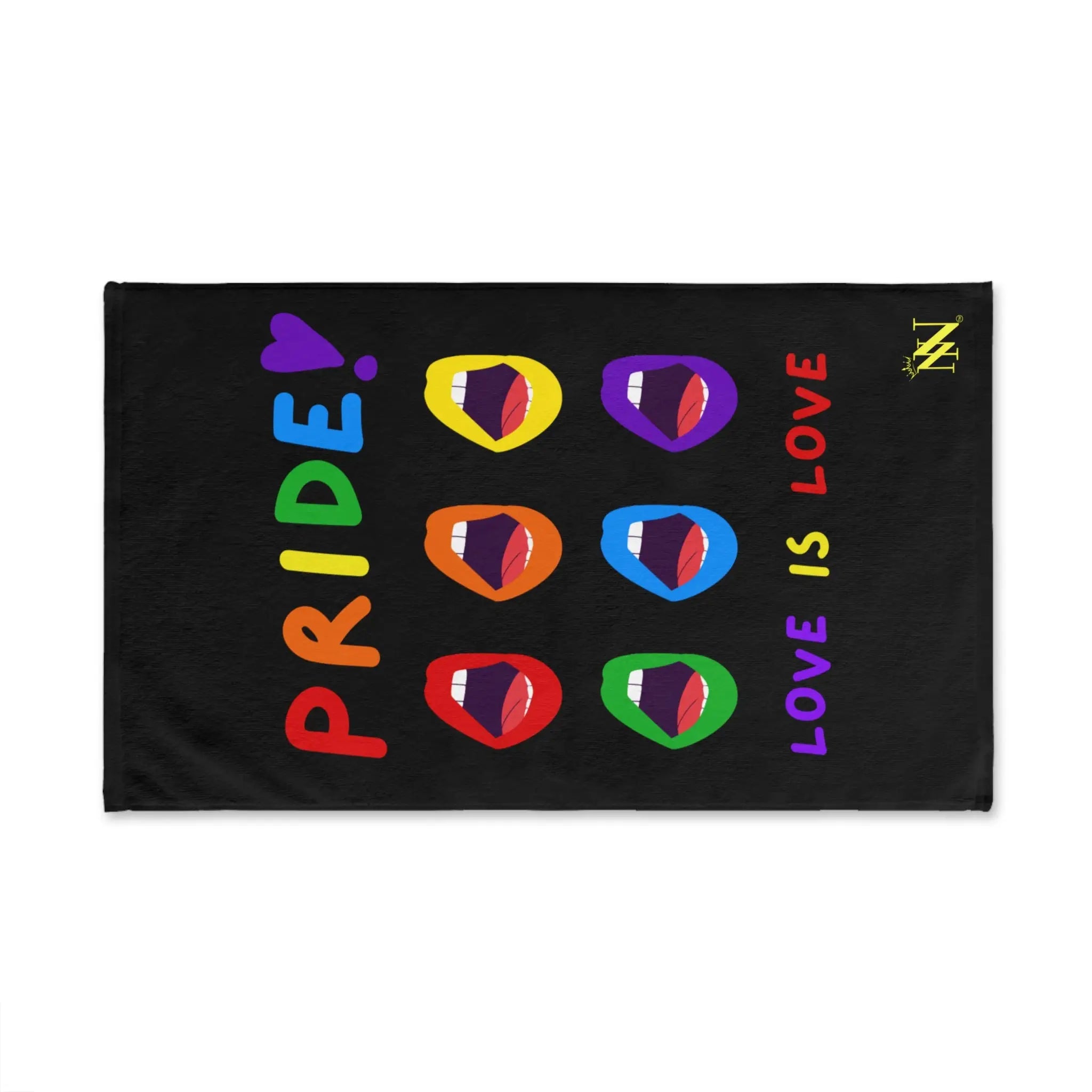 Screaming Pride Love is Love Cum Towel