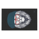 Cool Lion Cat Dark Grey | Mix & Match Soft Fun-Flirty Lovers’ Towels