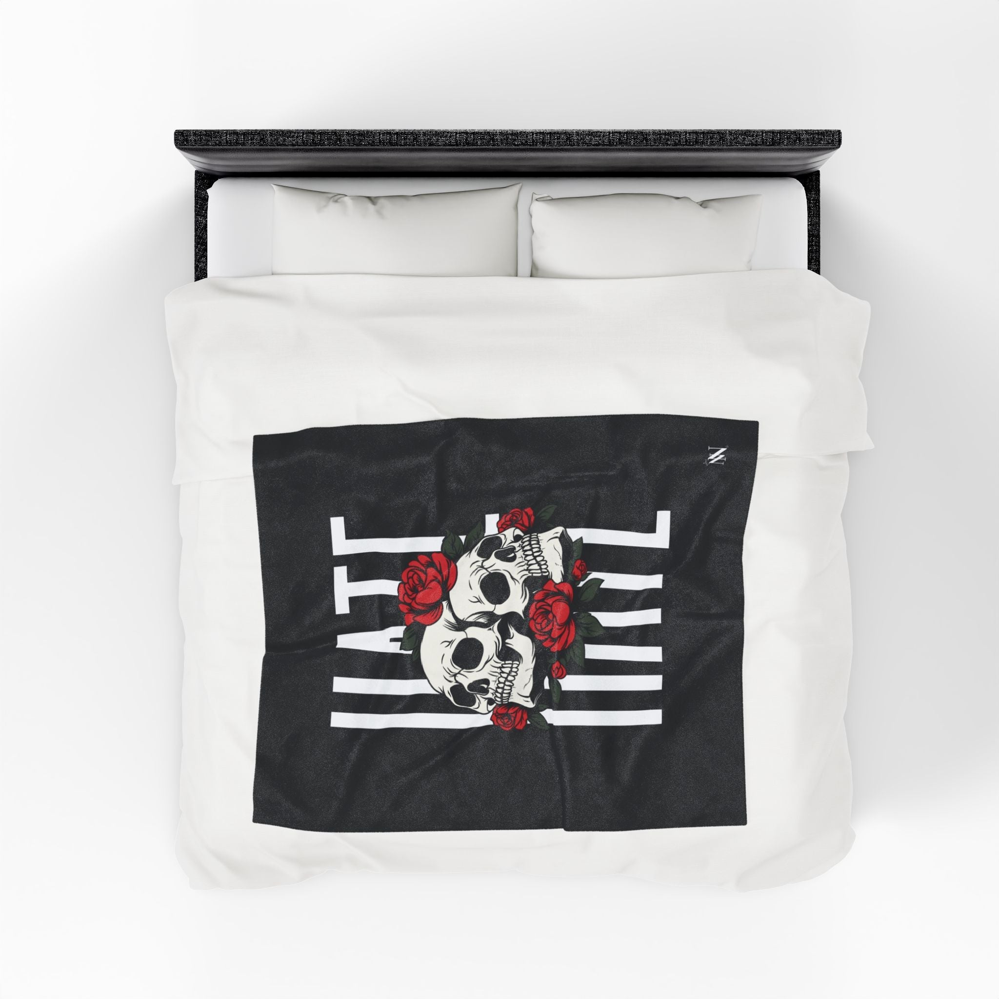 Roses Skulls & Hate | Mix & Match Soft Fun-Flirty Lovers’ Blankets