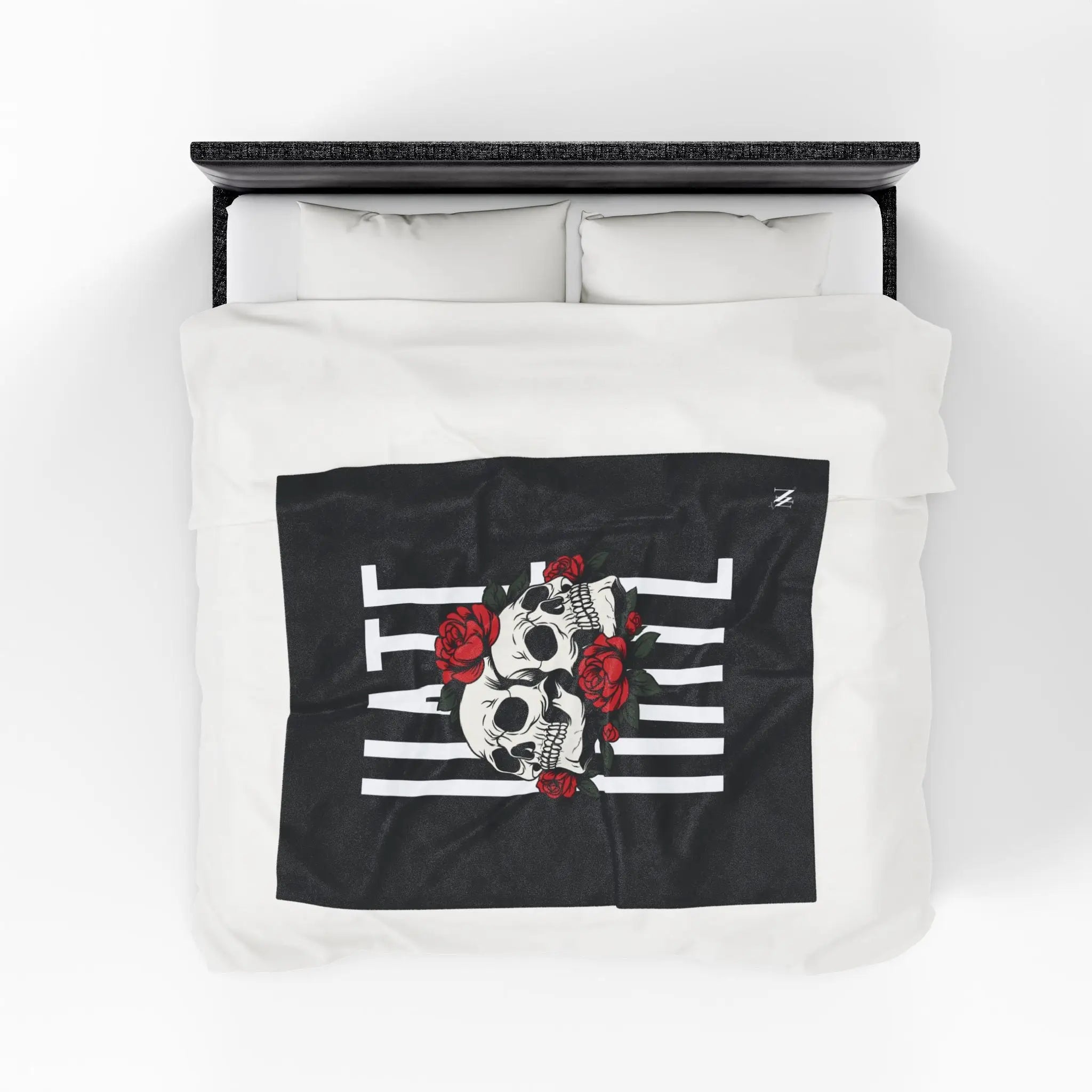 Roses Skulls & Hate | Mix & Match Soft Fun-Flirty Lovers’ Blankets