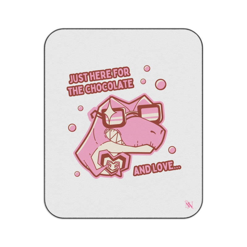 Just Here for the Chocolate | Mix Match Fun-Flirty Lovers’ Water-Resistant Blankets