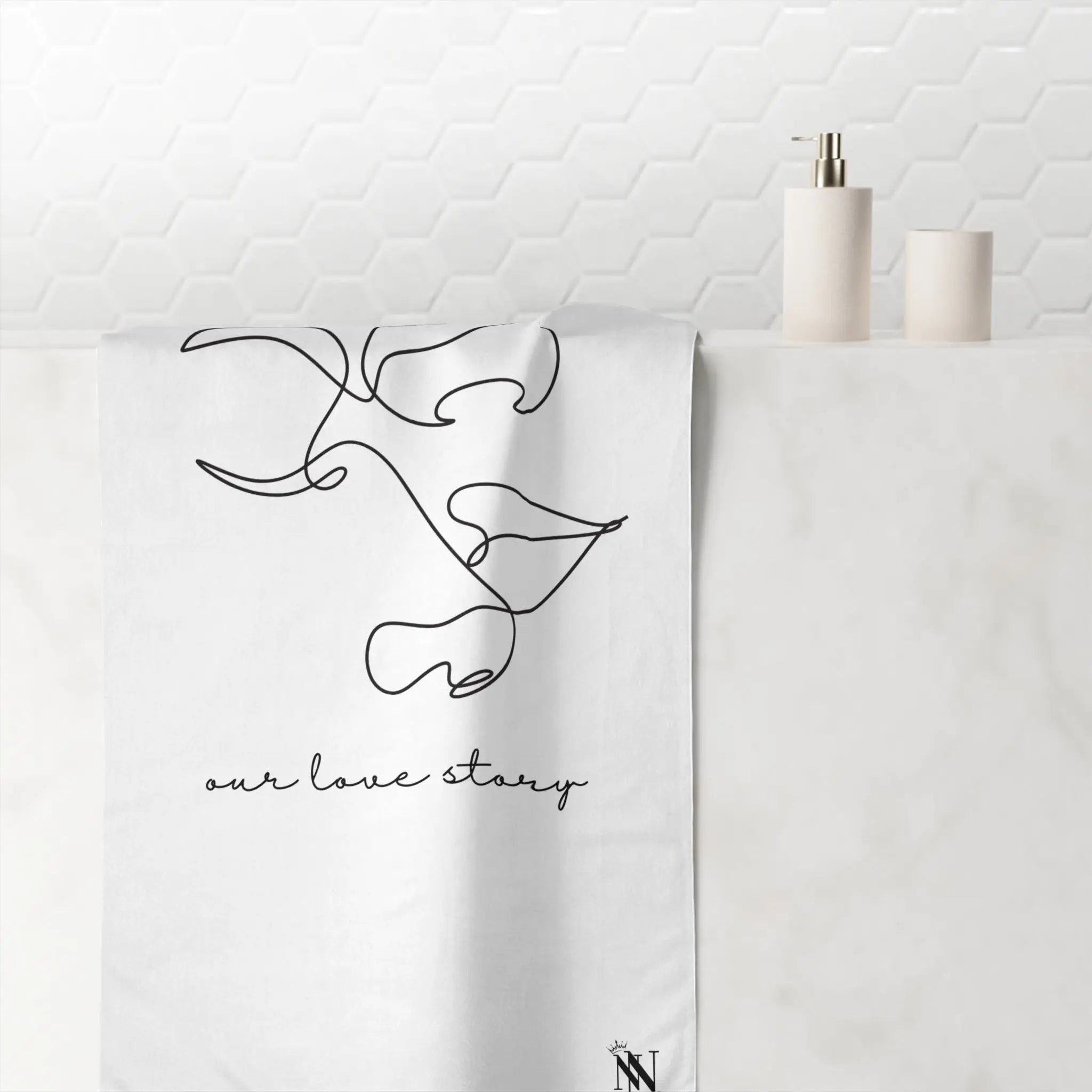 Our Love Story | Mix & Match XL Fun-Flirty Lovers’ Towels