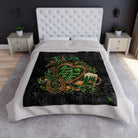 Bad Luck Looks Good on You Irish Crushed Velvet Blanket