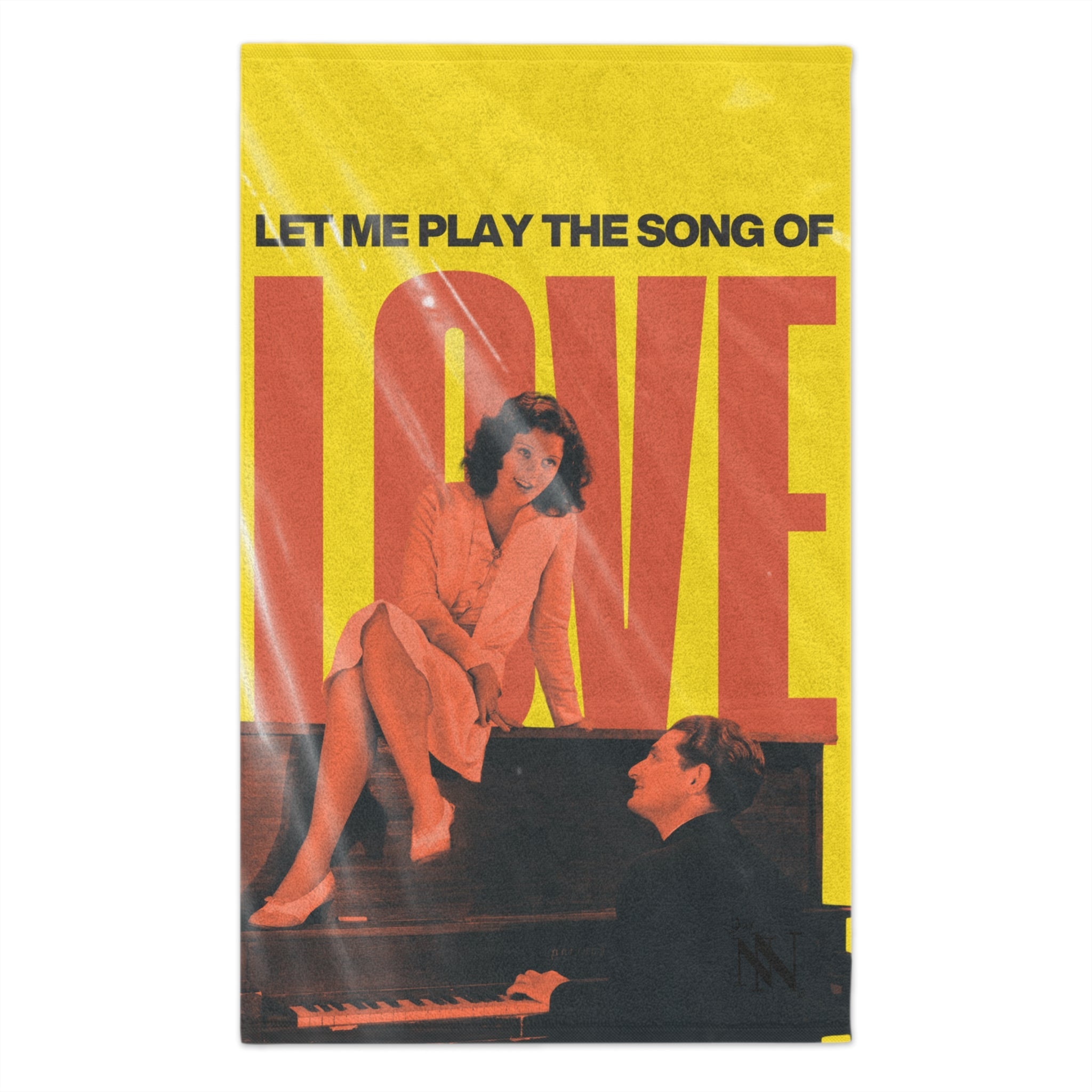 Let Me Play the Song of Love | Mix & Match Soft Fun-Flirty Lovers’ Towels