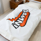 Thinking Damn! Cartoon Fun | Mix & Match Velveteen Fun-Flirty Lovers’ Blankets