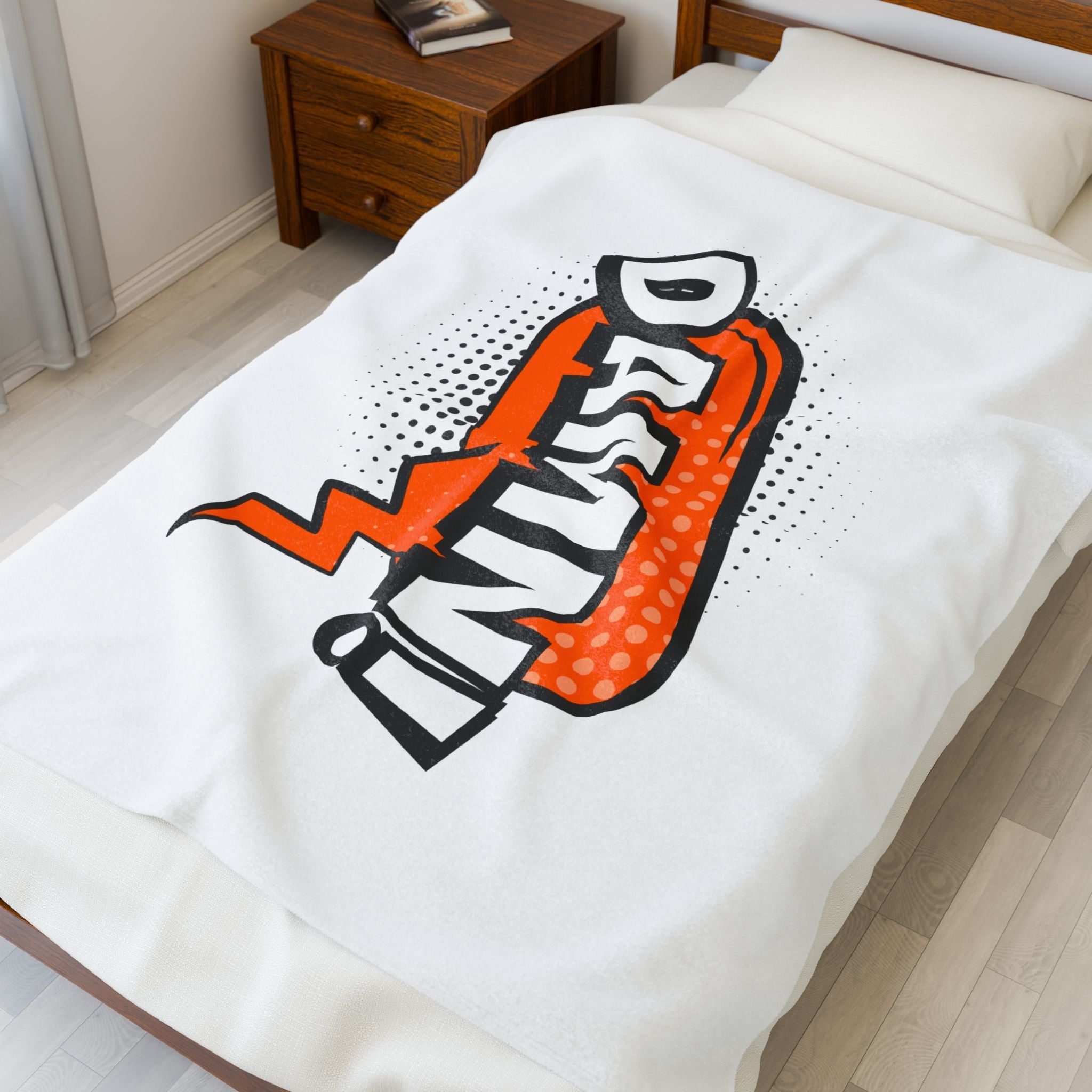 Thinking Damn! Cartoon Fun | Mix & Match Velveteen Fun-Flirty Lovers’ Blankets