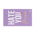 Hate You More | Mix & Match Classic Fun-Flirty Lovers’ Towels