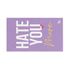Hate You More | Mix & Match Classic Fun-Flirty Lovers’ Towels