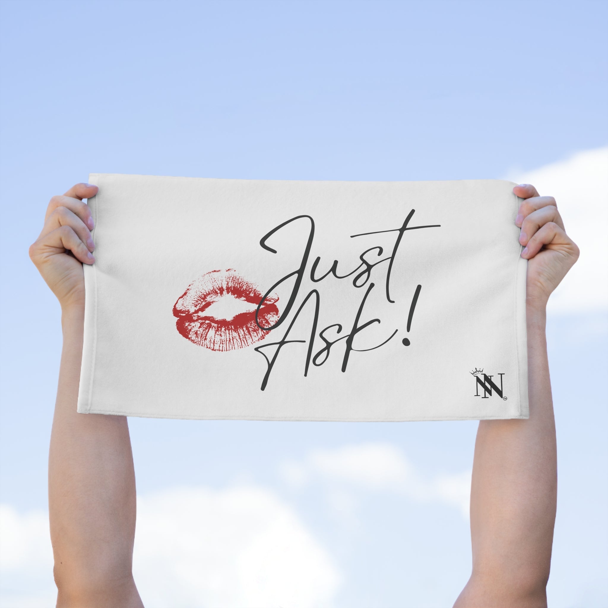 Just Ask! with a Kiss Sex Towel