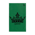 Large Crown Queen Green Cum Towel