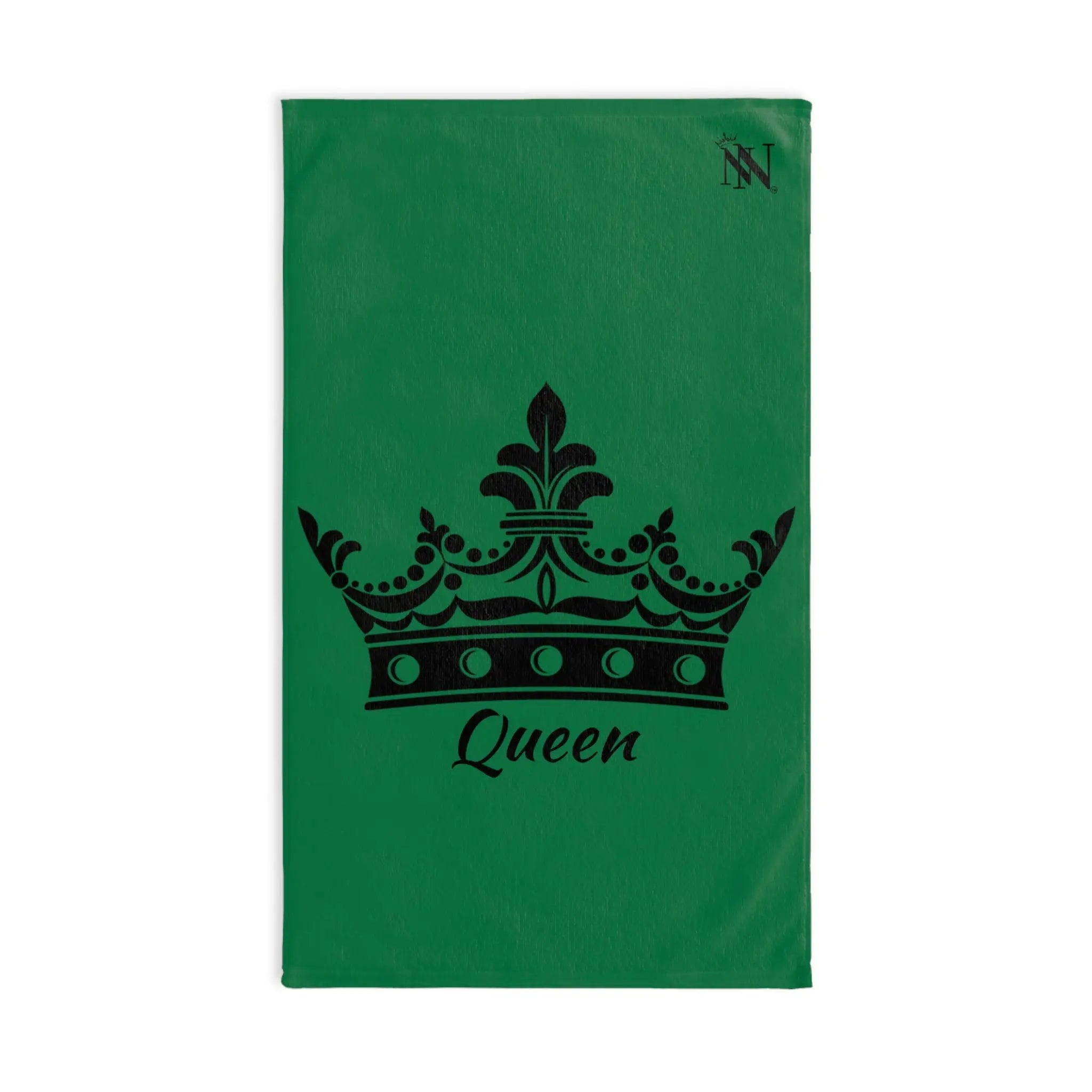 Large Crown Queen Green Cum Towel