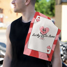 Lucky in Love Card | Mix & Match Soft Fun-Flirty Lovers’ Towels