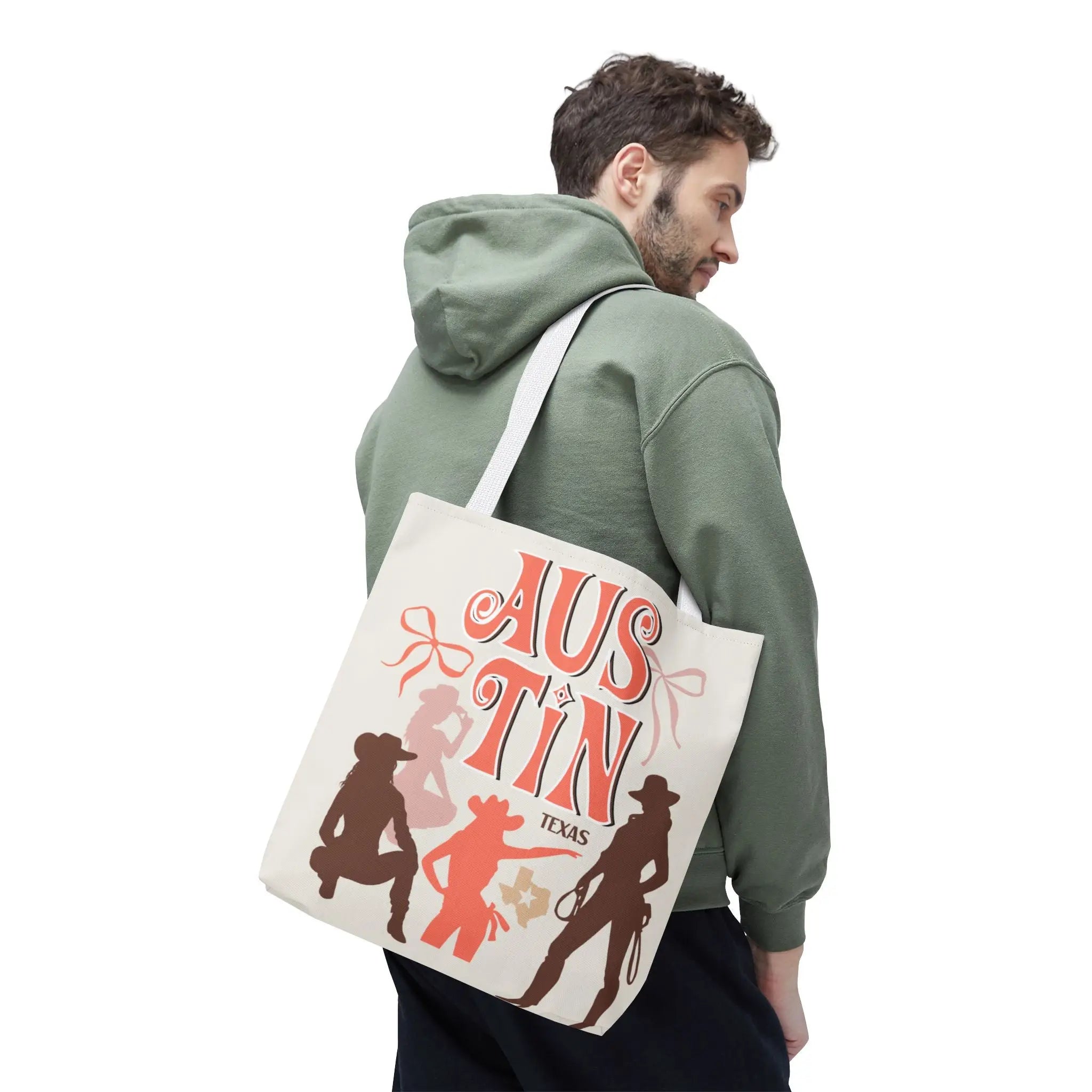 Austin Texas Cowgirl Tote Bag