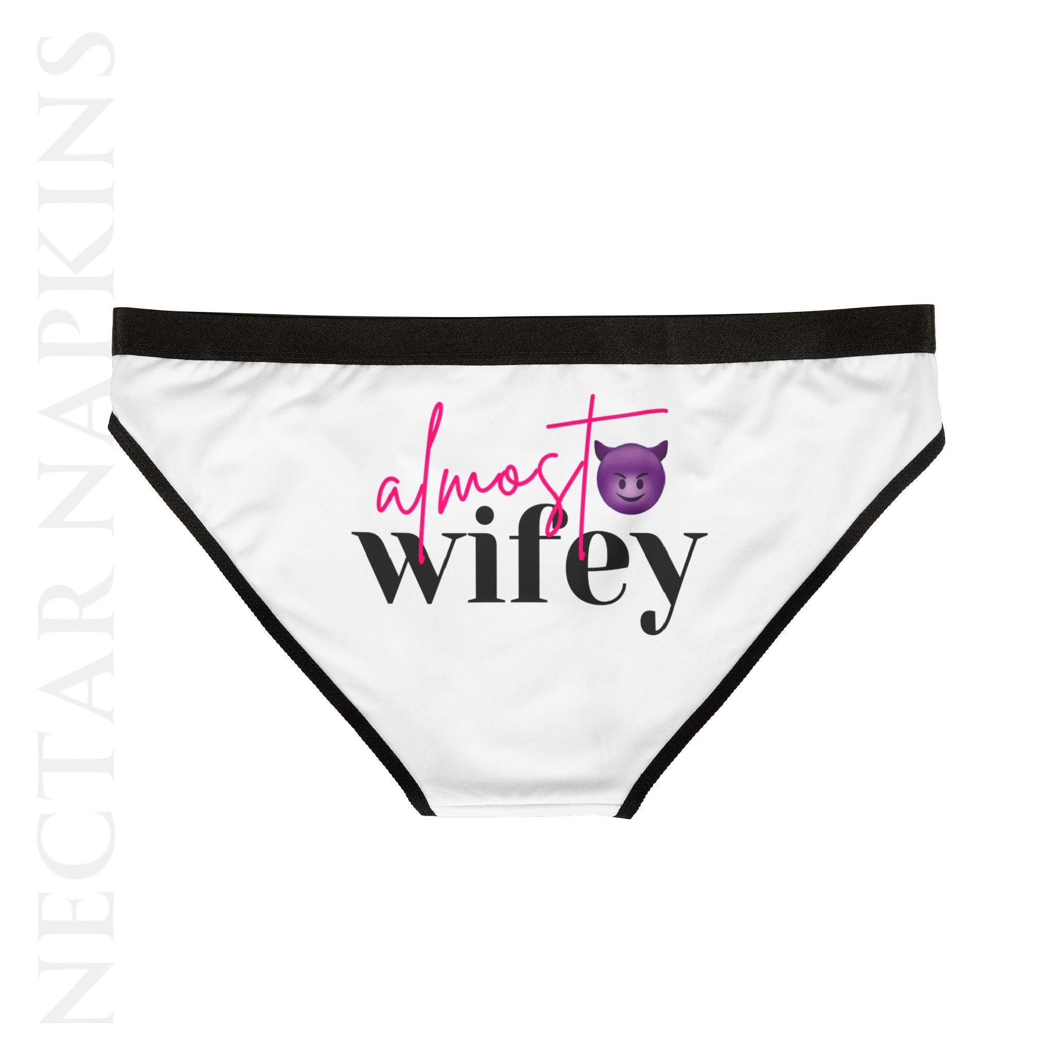 Almost Wifey Bachelorette Emoji | Mix & Match Women’s Fun-Flirty Lovers’ Panties